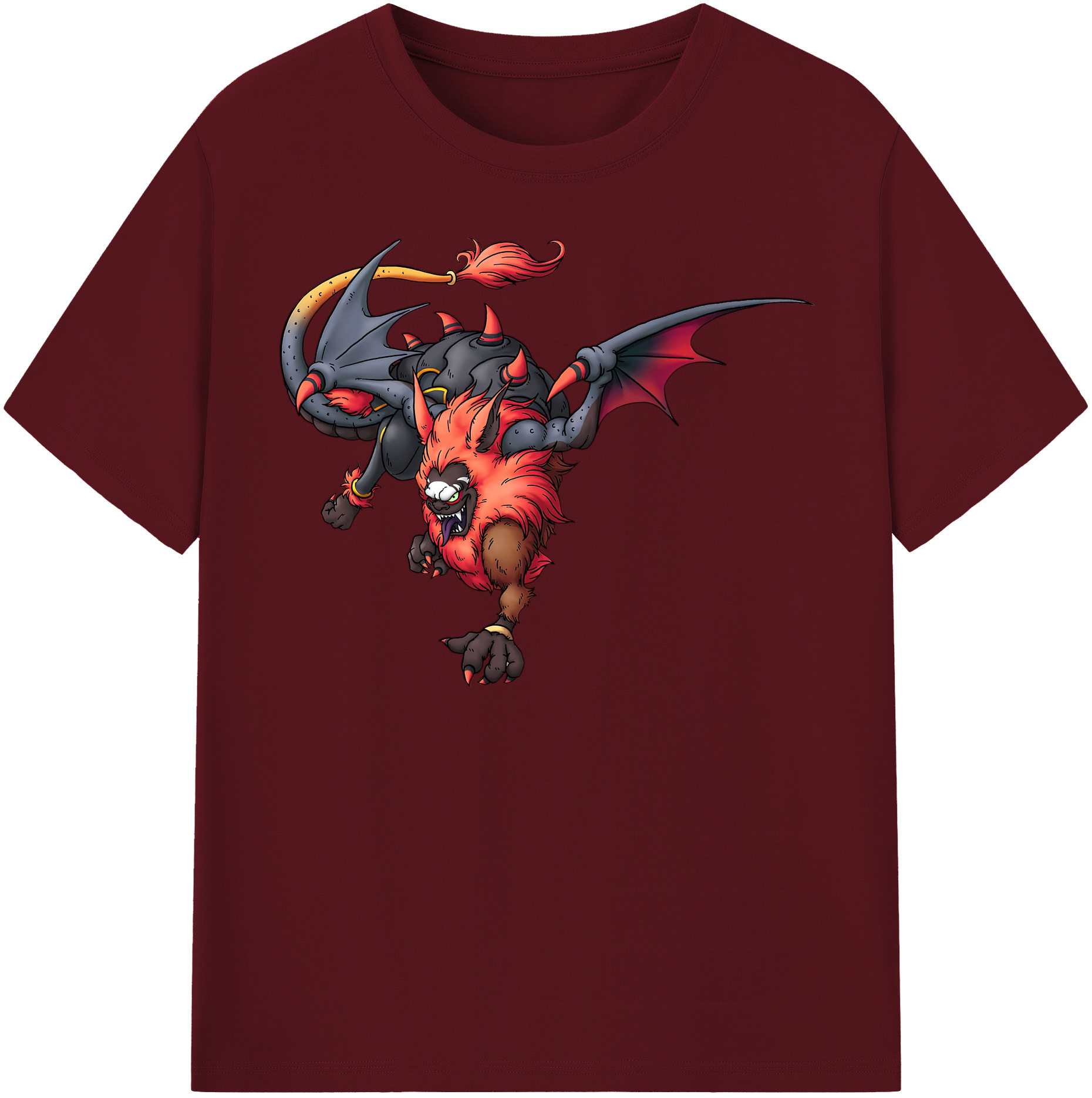 （画像用） ドラゴンクエスト Doragon Kuesuto Dragon Quest 綿100％半袖Tシャツ（フロントプリント）